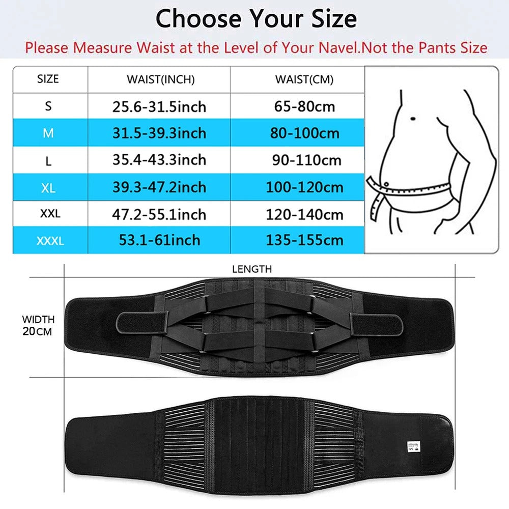 Men/Women Waist Trainer Lumbar Support