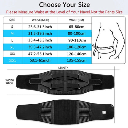 Men/Women Waist Trainer Lumbar Support